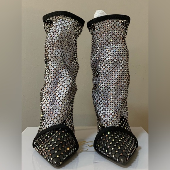 Cape Robbin Women’s Black Mesh Booties - Picture 10 of 11